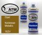 Preview: Opel, Noblesse Metallic, 162V: 400ml Sprühdose + 400ml Klarlack - Set, von ATW Autoteile West.